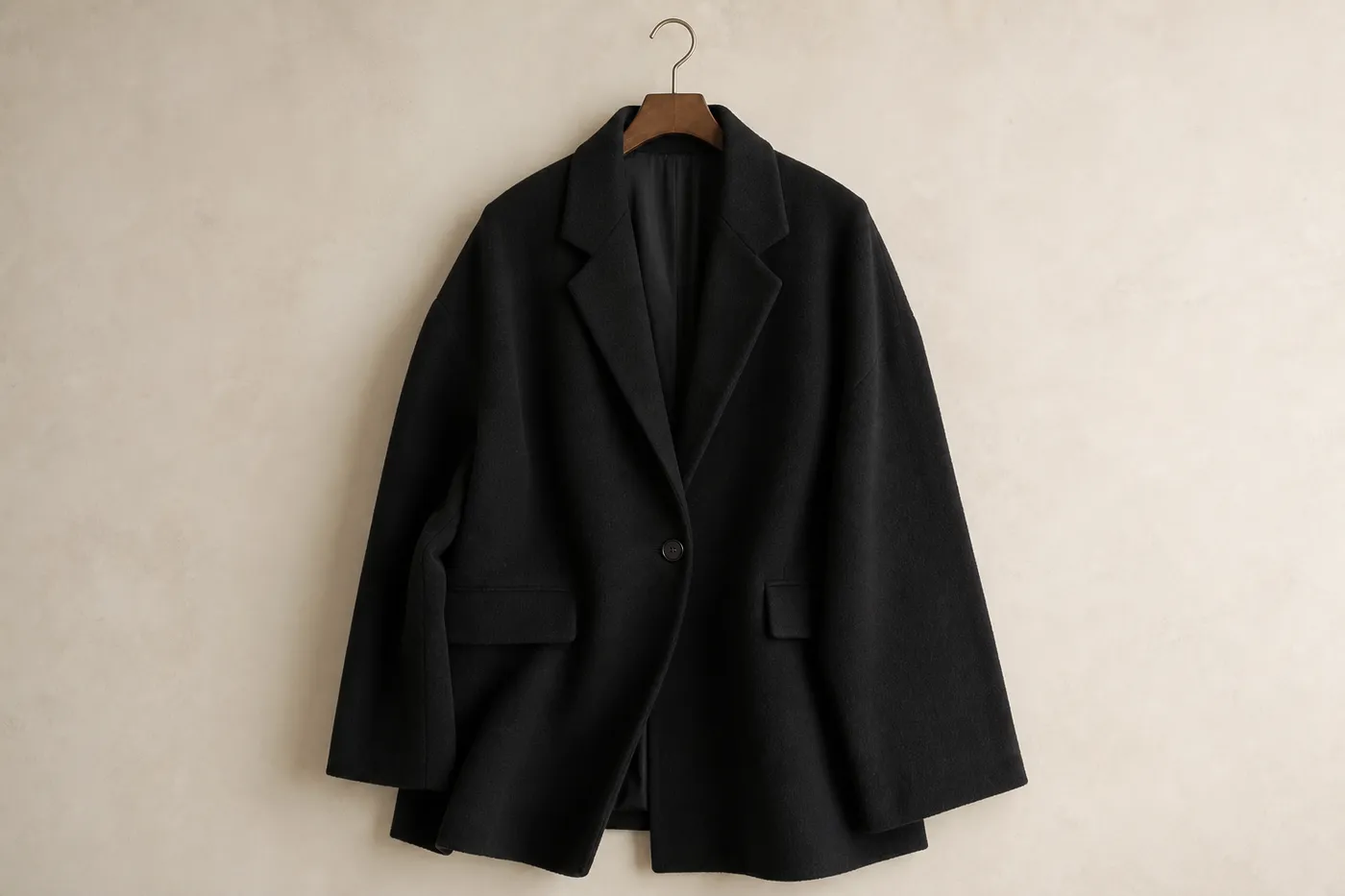 Blazer Oversize en Laine — Essentiel