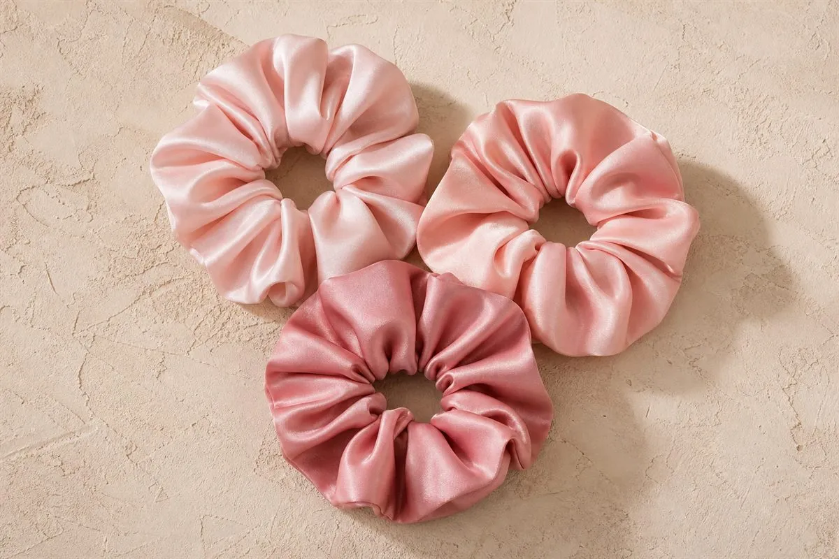 Lot de 3 Chouchous en Soie — Essentiel