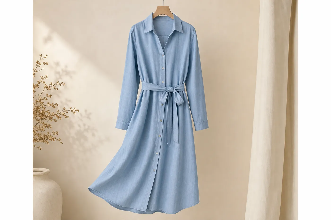Robe Chemise en Coton N°22