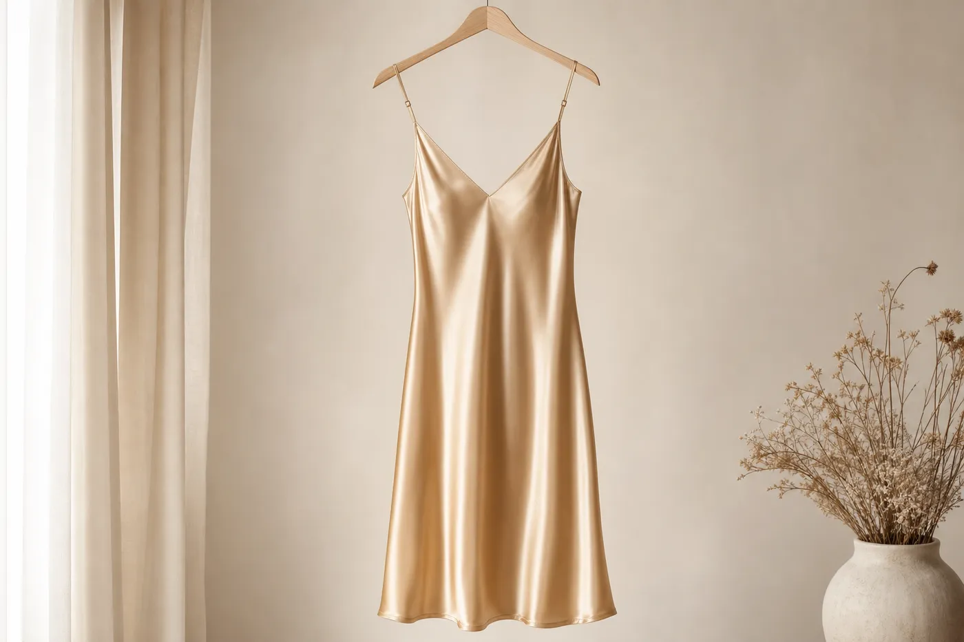 Robe Midi en Satin N°19